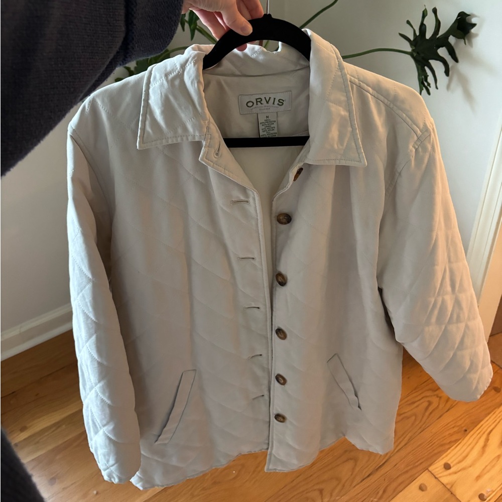 Orvis Women's Off-White Quilted Jacket